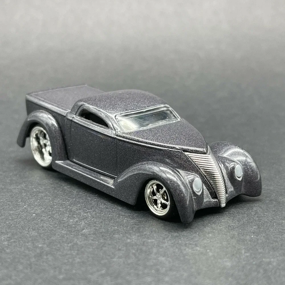 Jada D-Rods 1937 '37 Ford‎ Pickup Truck Metallic Gray Diecast 1/64 Scale Loose